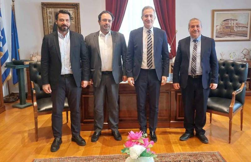 Έργα υποδομών και νέα χρηματοδοτικά προγράμματα στο επίκεντρο της επίσκεψης του Υφ. Εσωτερικών στον Δήμαρχο Βέροιας