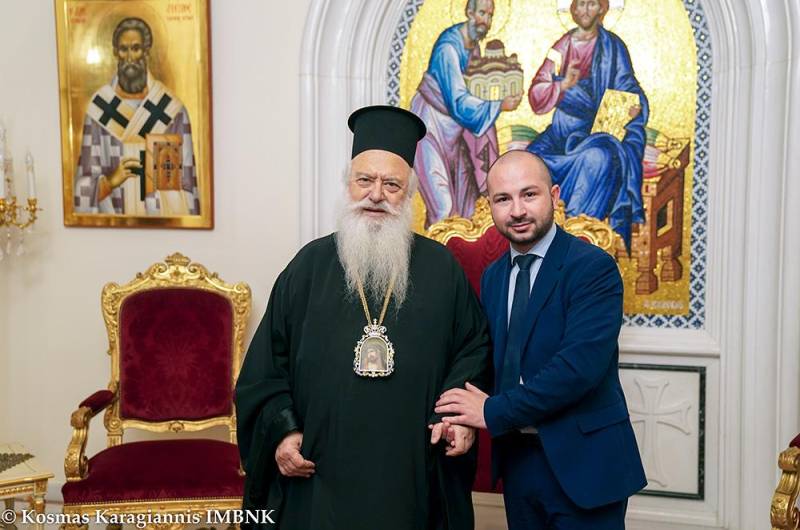 Ο Γενικός Πρόξενος της Γεωργίας στον Μητροπολίτη