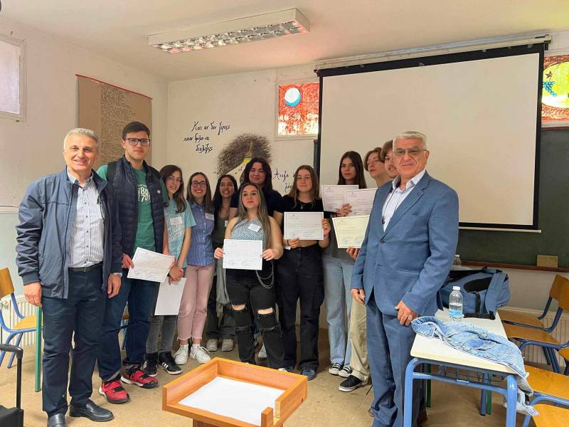 Το 1ο ΓΕΛ Βέροιας κέρδισε στην τελική φάση των 5ων Ρητορικών Αγώνων
