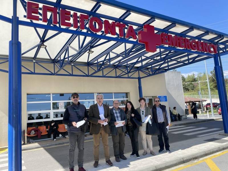 Κλιμάκιο του ΣΥΡΙΖΑ περιόδευσε στο Νοσοκομείο Βέροιας