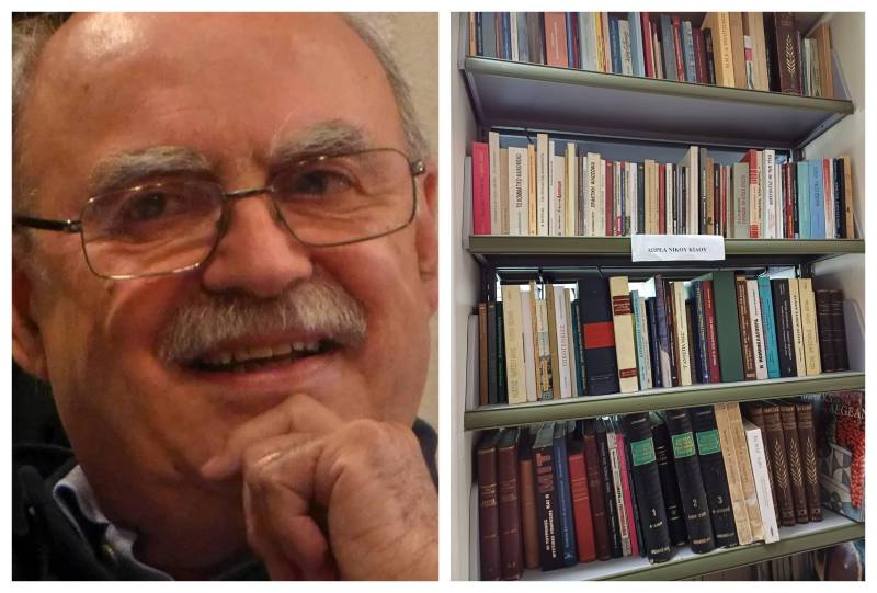 Προσφορά του Ναουσαίου δημοσιογράφου Νίκου Κιάου στην Δημοτική Βιβλιοθήκη