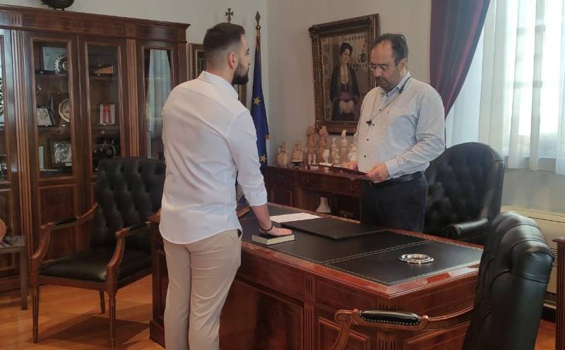 Ο Ευθύμιος Τρίγκας αντικατέστησε τον Αργύρη Σακαλή στο Δημοτικό Συμβούλιο Βέροιας