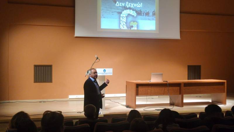 Η Εύξεινος Λέσχη Νάουσας ενημέρωσε μαθητές για την Γενοκτονία