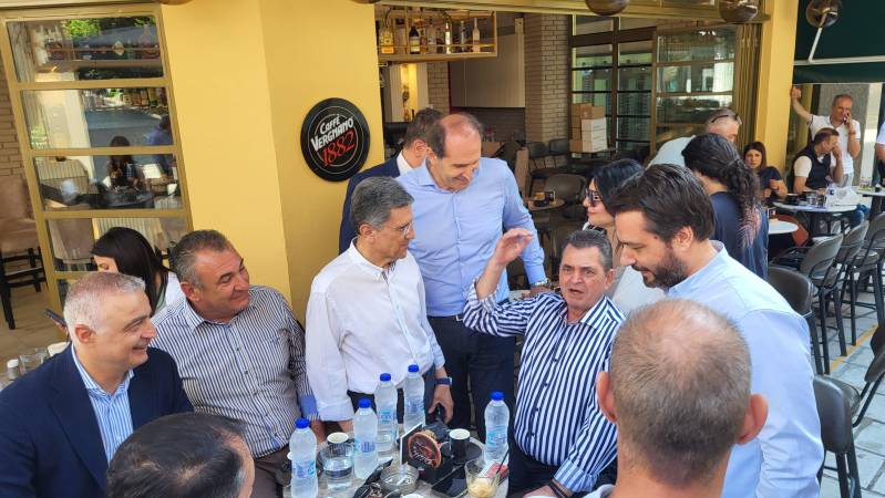 Στην Βέροια περιόδευσε ο υποψήφιος ευρωβουλευτής Γιώργος Αυτιάς