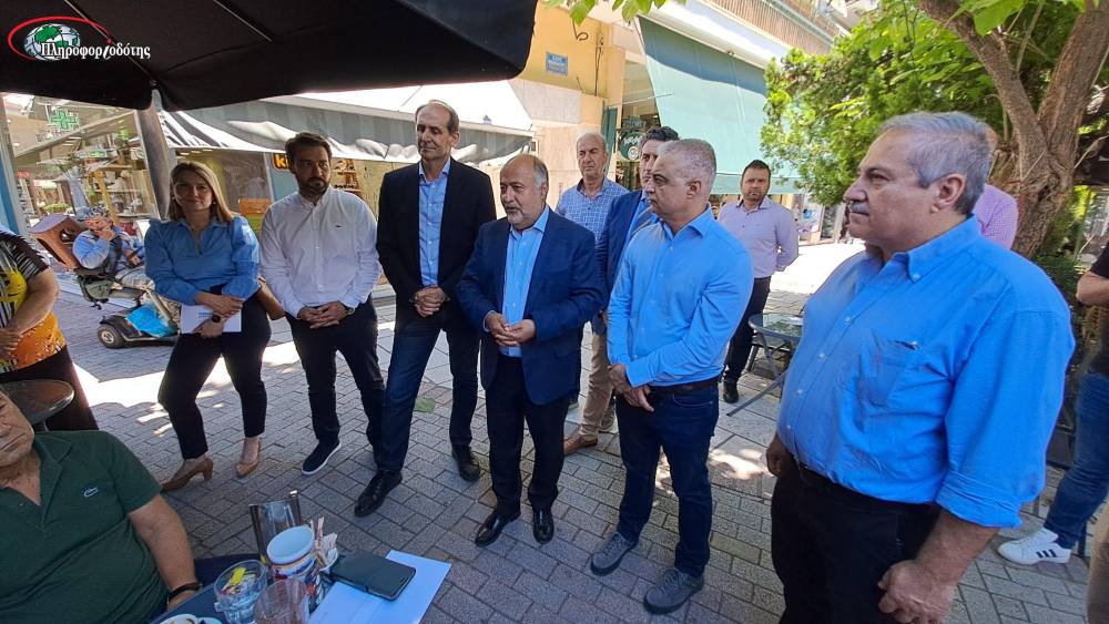 Την Βέροια επισκέφθηκε ο υποψήφιος ευρωβουλευτής της ΝΔ Δημήτρης Τσιόδρας