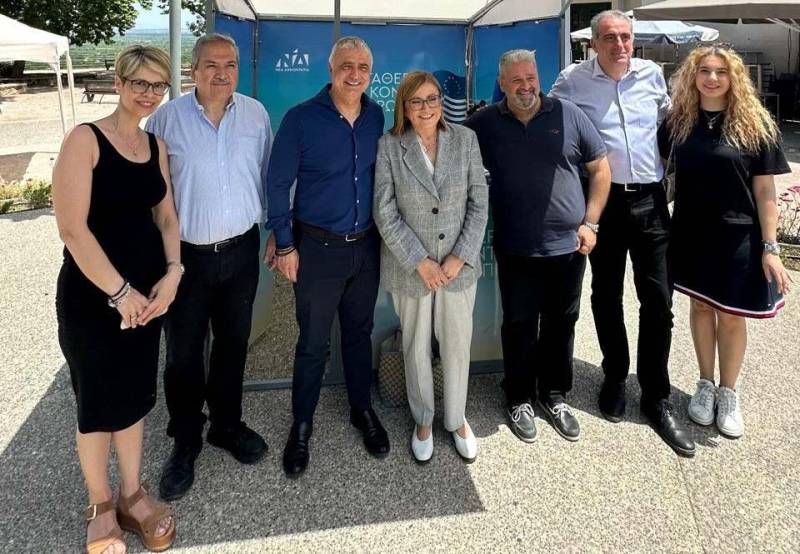 Η υποψήφια ευρωβουλευτής Μαρία Σπυράκη επισκέφθηκε την Βέροια