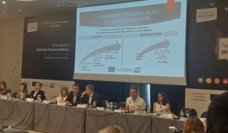 Παρουσίαση της Πρωτοβουλίας για το Παιδί στην 3η Συνεδρίαση της Επιτροπής Παρακολούθησης του Προγράμματος «Κεντρική Μακεδονία»