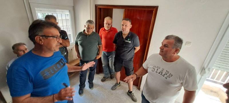 Διαμαρτυρία αγροτών του Τριλόφου στον ΤΟΕΒ Βέροιας