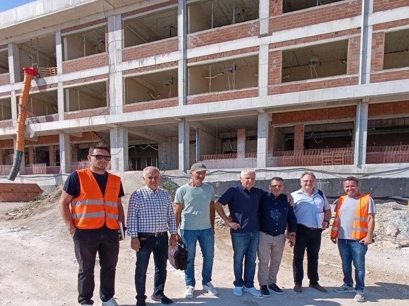 Επιθεώρηση στο υπό ανέγερση διοικητήριο Ημαθίας