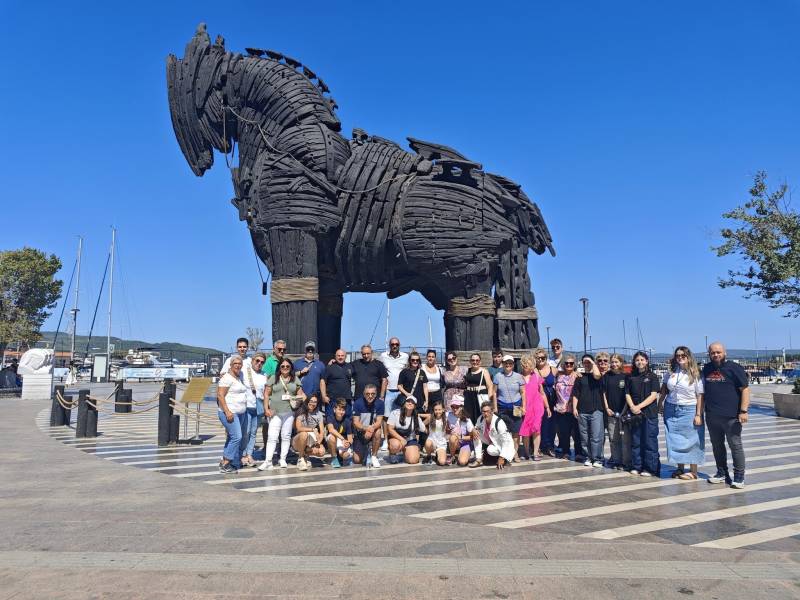 Ο Σύλλογος Ποντίων Μακροχωρίου στο φεστιβάλ της Τροίας στο Τσανάκαλλε