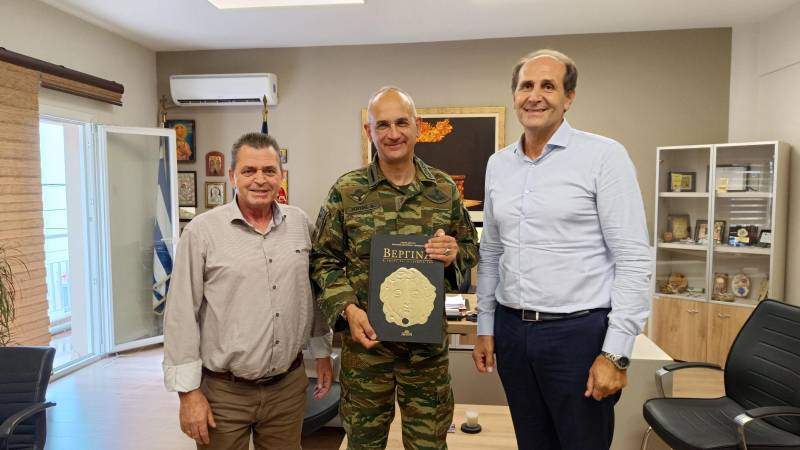 Επίσκεψη του Αρχηγού ΓΕΕΘΑ στον Αντιπεριφερειάρχη Ημαθίας