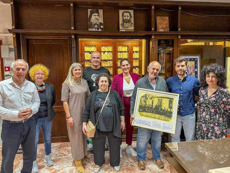 Υποδοχή του ερευνητή Yusuf Burak Dolu από την Εύξεινο Λέσχη Ποντίων Νάουσας