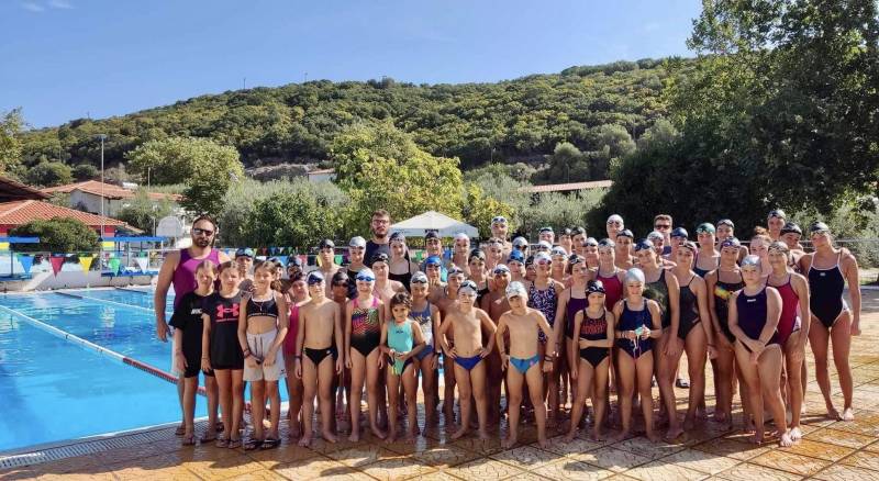 Επιτυχημένη προετοιμασία της Κολυμβητικής Ακαδημίας ‘ΝΑΟΥΣΑ’ στην κατασκήνωση ‘Ελαιώνες’