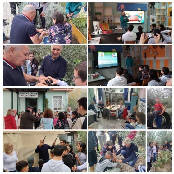 Μαθητές και εκπαιδευτικοί συνεργάζονται δημιουργικά στα ErasmusDays 2024 – Εγκατάσταση αρδευτικού συστήματος στο Σχολείο Κουλούρας