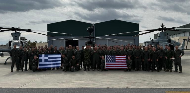 Αλεξάνδρεια: Συνεκπαίδευση Ελληνικών – Αμερικανικών Τμημάτων Ελικοπτέρων