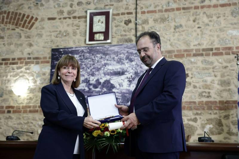 Επίτιμη Δημότης Βέροιας ανακηρύχθηκε η Πρόεδρος της Δημοκρατίας