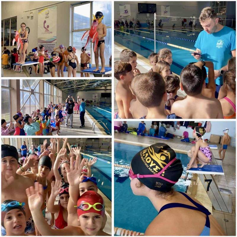 Η Νάουσα γιόρτασε την κολύμβηση με το «Naousa Swim Winter Festival» και τη Χριστουγεννιάτικη εκδήλωση «Swimming Santa»