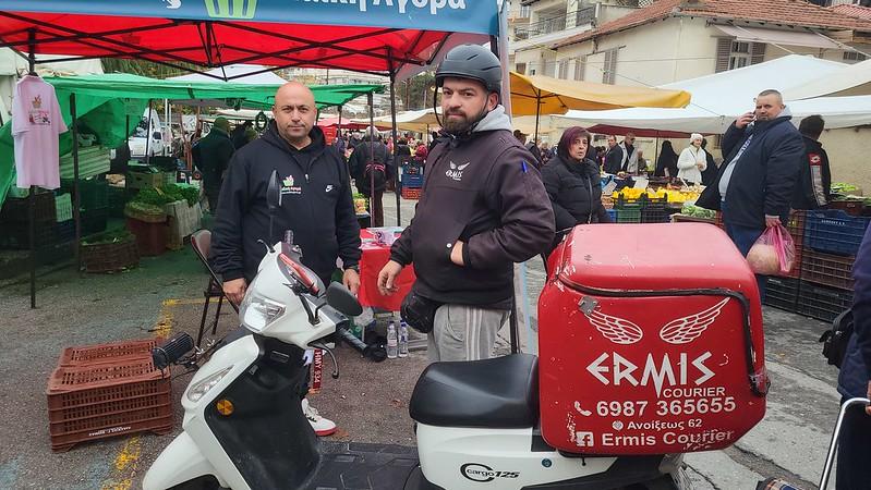 Η υπηρεσία Delivery έκανε πρεμιέρα και στην Λαϊκή Αγορά της Βέροιας