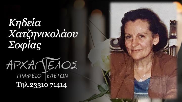 Κοινωνικά: Απεβίωσε η Σοφία Χατζηνικολάου