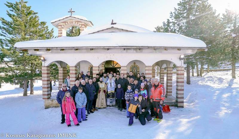 Εορτασμός του Οσίου Σεραφείμ στο Σέλι με Θεία Λειτουργία και μνημόσυνο για τους χιονοδρόμους