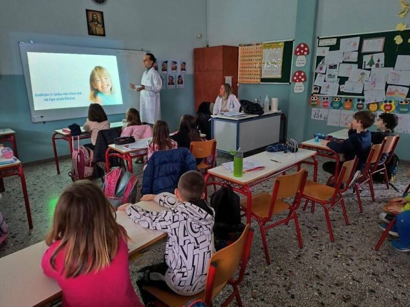 Δημοτικό Διαβατού – Μέσης: Δράση Αγωγής Υγείας με θέμα “Στοματική Υγεία και Διατροφή”