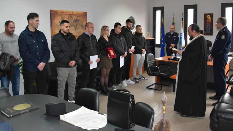Ορκίστηκαν 45 Νέοι Ειδικοί Φρουροί στις Αστυνομικές Διευθύνσεις της Κεντρικής Μακεδονίας