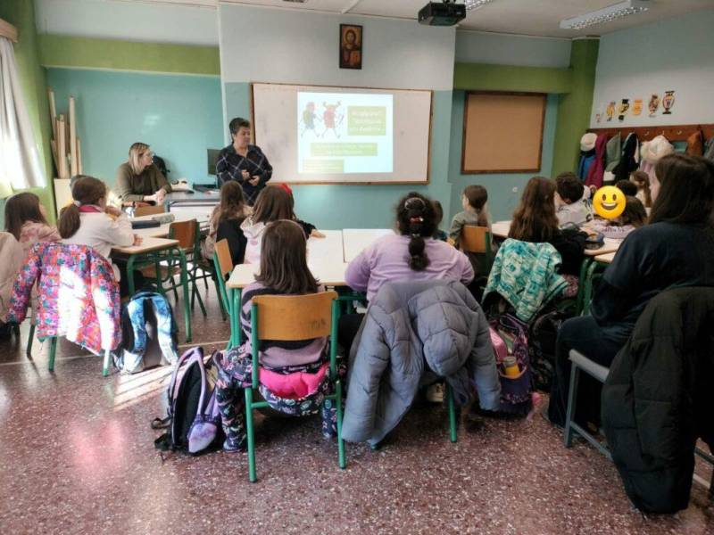 Ενημερωτική δράση στο 7ο Δημοτικό Βέροιας για την πρόληψη ατυχημάτων