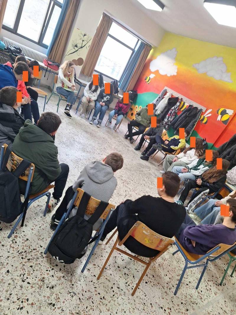 Βιωματικό πρόγραμμα στο 1ο Γυμνάσιο Νάουσας για την έμφυλη βία στο σχολικό περιβάλλον