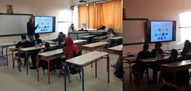 Ενημέρωση μαθητών στο Γυμνάσιο Τρικάλων για την ασφαλή πλοήγηση στο διαδίκτυο