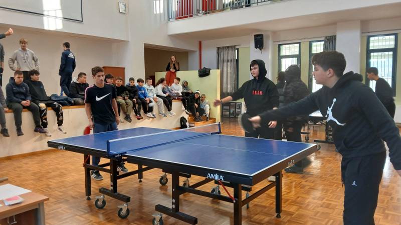 Εσωτερικό πρωτάθλημα αντισφαίρισης στο 1ο Γυμνάσιο Βέροιας