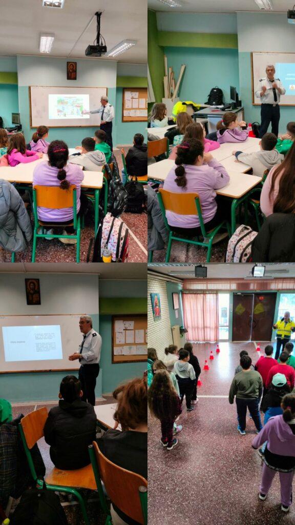 Οδική Ασφάλεια: Εκπαιδευτική Επίσκεψη της Τροχαίας Βέροιας στο 7ο Δημοτικό Σχολείο