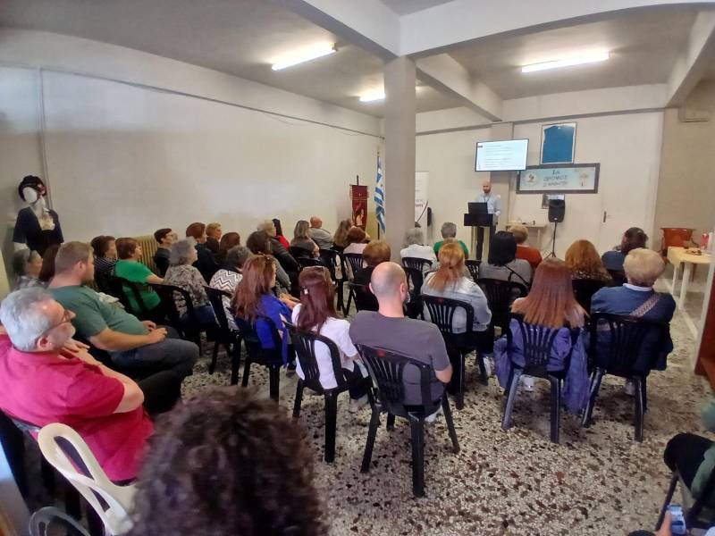 Μακροχώρι: Μεγάλη ανταπόκριση στην ομιλία για το άγχος της καθημερινότητας