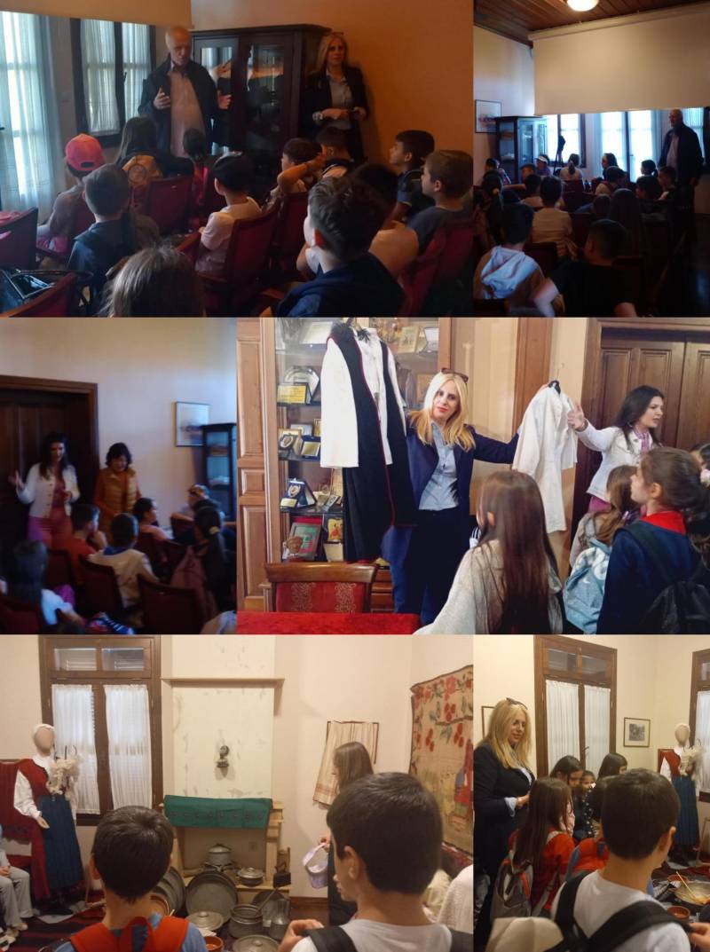 Εκπαιδευτική επίσκεψη με άρωμα παράδοσης στον Σύλλογο Βλάχων Βέροιας από τη Γ’ τάξη του 10ου Δημοτικού