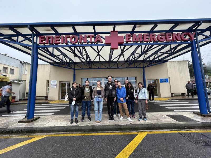 Εκπαιδευτική Επίσκεψη των Φυλάκων Μουσείων της ΣΑΕΚ Βέροιας στο Γενικό Νοσοκομείο Βέροιας για Μαθήματα Πρώτων Βοηθειών
