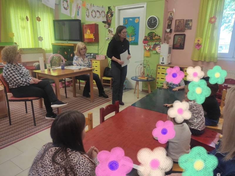 Ενημερωτική ομιλία για τα μικρόβια στον Παιδικό Σταθμό Άνω Ζερβοχωρίου