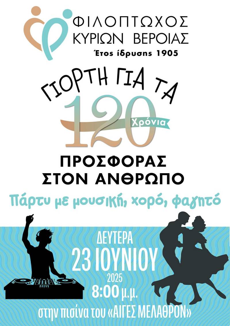 120 Χρόνια Προσφοράς: Η Φιλόπτωχος Βέροιας Γιορτάζει με Μουσική και Χορό
