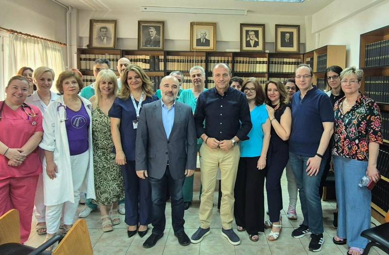 Νοσοκομείο Νάουσας: Ανέλαβε καθήκοντα ο αναπληρωτής διοικητής Ανδρέας Κοτρίδης