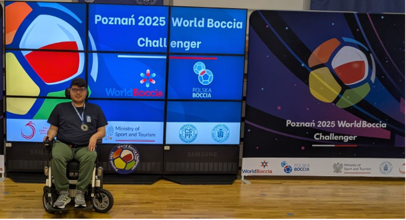 Δεύτερος ο Ντουμανόπουλος στο World Boccia Challenger του Πόζναν