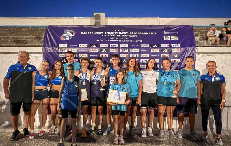 Πέντε μετάλλια ο Βικέλας στο πανελλήνιο Κ16