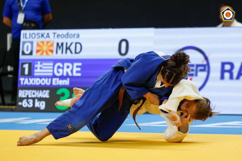 Η Βεροιώτισσα Ελένη Ταξίδου με την Εθνική Ομάδα Τζούντο στην 5η θέση της Ευρώπης