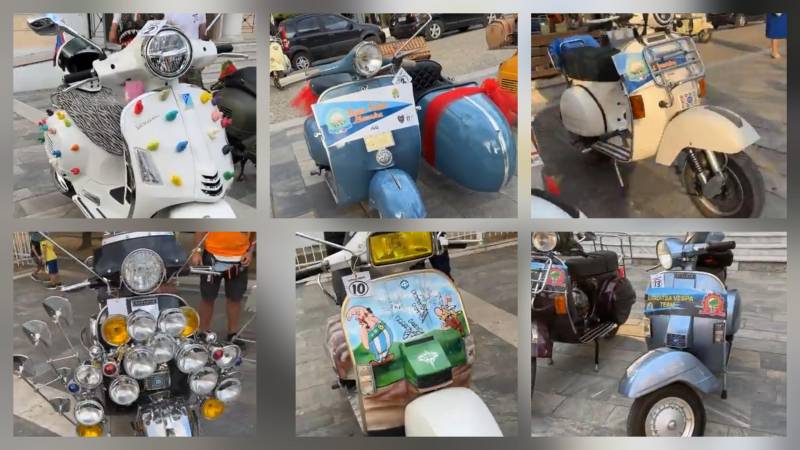 Καλλιστεία μηχανών Vespa το Σάββατο στην πλατεία Ωρολογίου