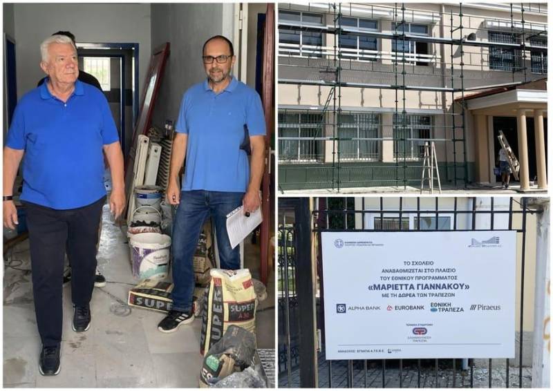 Επιτόπια επίσκεψη του Δημάρχου Αλεξάνδρειας στα σχολεία