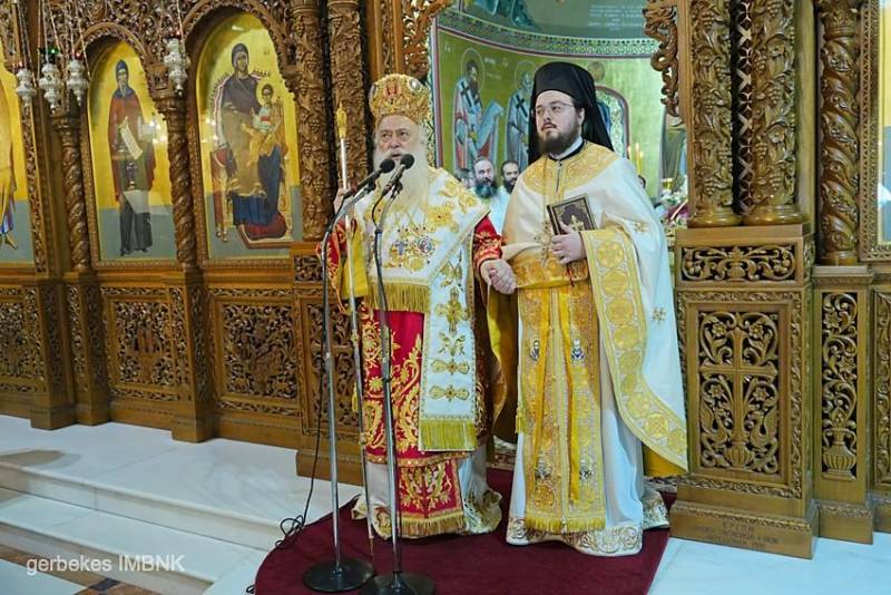 Συγκίνηση στον Άγιο Αντώνιο Βεροίας: Χειροτονία π. Θεοδοσίου στην εορτή της Αγίας Ιερουσαλήμ