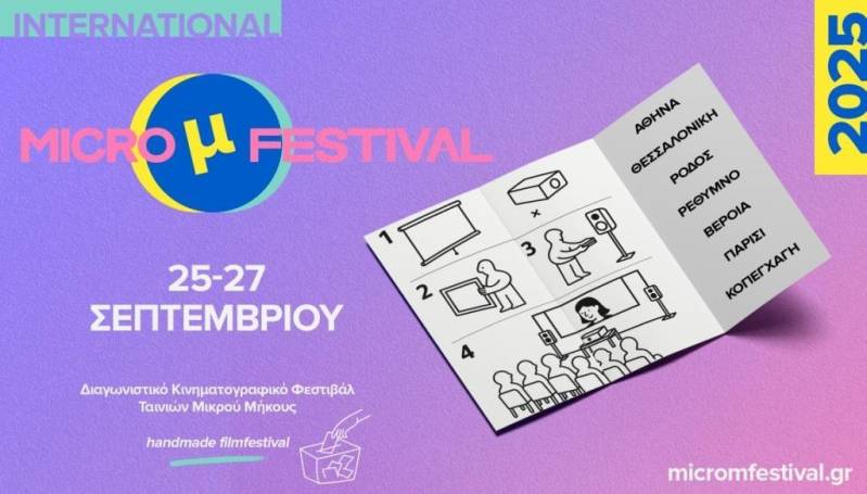 International Micro μ Festival: Το Σάββατο 27 Σεπτεμβρίου στη Βέροια ο Διαγωνιστικός Πυρήνας του Φεστιβάλ