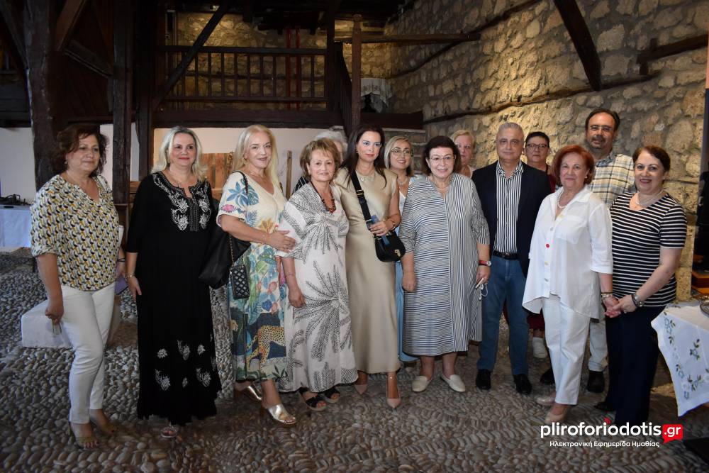 Επίσκεψη της Υπουργού Πολιτισμού στο Αρχοντικό Σαράφογλου, τη στέγη του Λυκείου Ελληνίδων Βέροιας