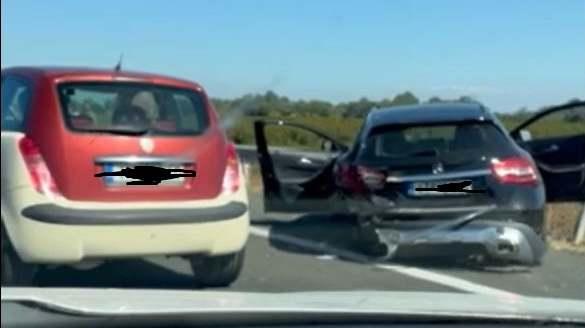 Καραμπόλα τριών ΙΧ στην Εγνατία Οδό πριν την Αλεξάνδρεια