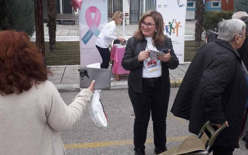 Δυνατό μήνυμα ζωής και ελπίδας από τη δράση του Κέντρου Υγείας Βέροιας στο Μακροχώρι για την πρόληψη του καρκίνου του μαστού