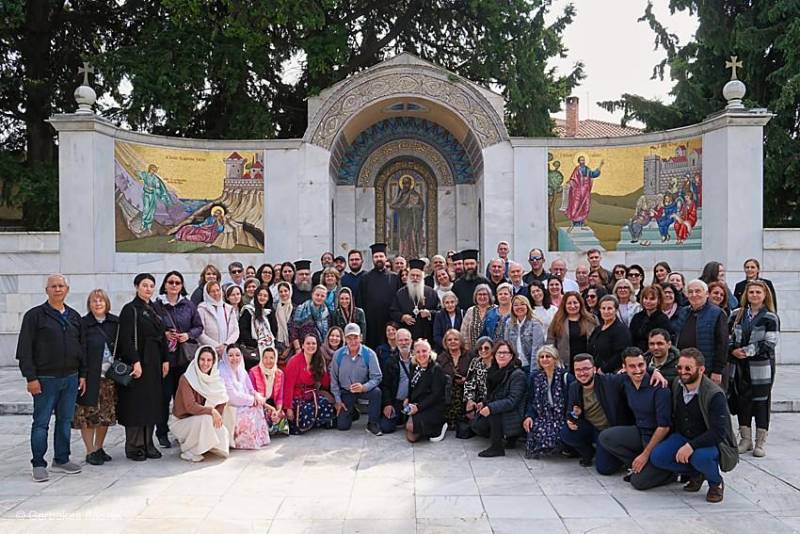 Επίσκεψη του Μητροπολίτη Αυστρίας Αρσενίου με ομάδα προσκυνητών στη Βέροια