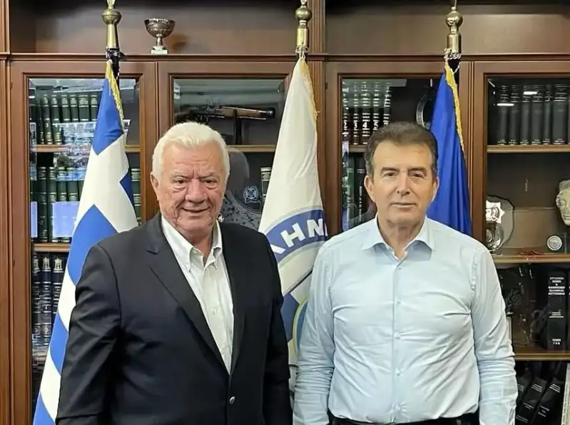 Επίσκεψη του Δημάρχου Αλεξάνδεειας στον Υπουργό Προστασίας του Πολίτη Μιχάλη Χρυσοχοΐδη