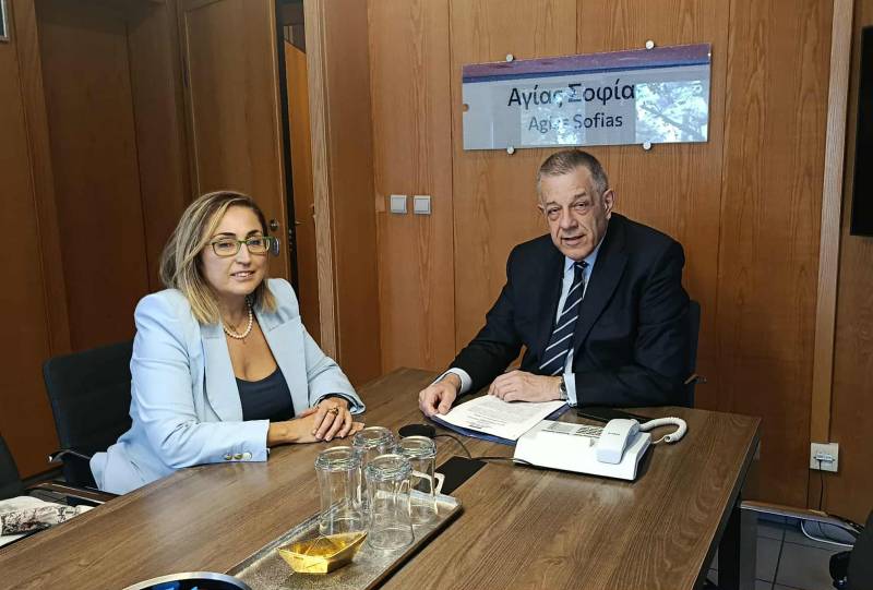 Συνάντηση Στ. Αραμπατζή με τον Υφ. Υποδομών Ν. Ταχιάο για τα καίρια έργα της Ημαθίας